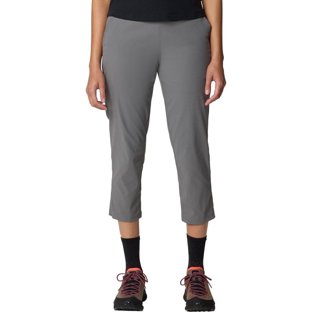 Mountain Hardwear Dynama Cropped Capri Pant - Grey - XL